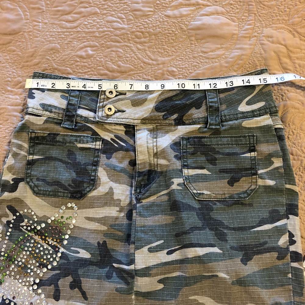 Vanilla Star Jeans Camo Mini Skirt - Picture 8 of 8